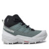 Туристически Salomon Crosstrak Waterproof L47570400 Зелен цвят на ниска цена