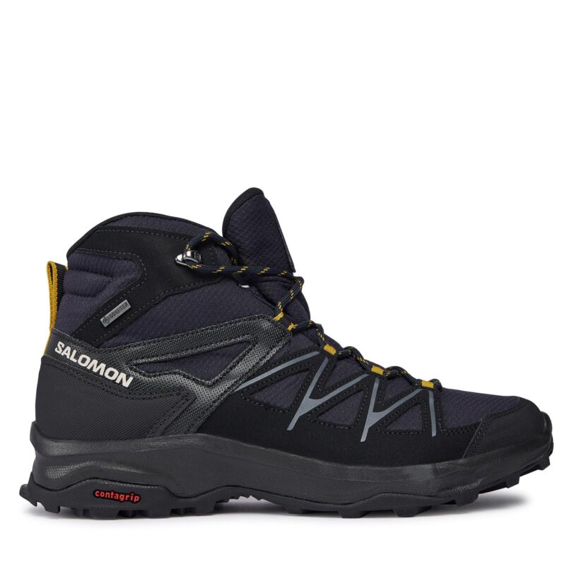 Туристически Salomon Daintree Mid Gtx GORE-TEX L41678400 Тъмносин цвят на ниска цена