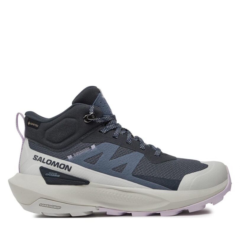Туристически Salomon Elixir Activ Mid Gore-Tex L47457400 Сив цвят на ниска цена