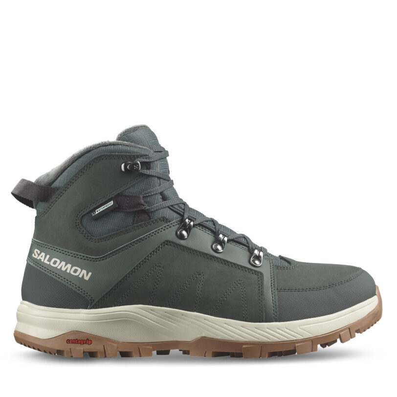 Туристически Salomon Outchill Thinsulate™ Waterproof L47328100 Зелен цвят на ниска цена