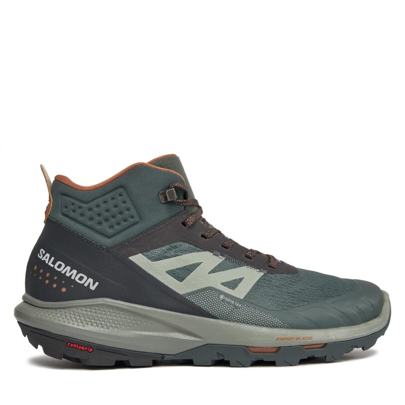 Туристически Salomon Outpulse Mid GORE-TEX L47297600 Зелен цвят на ниска цена