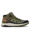 Туристически Salomon Outrise Mid GORE-TEX L47143600 Каки цвят на ниска цена
