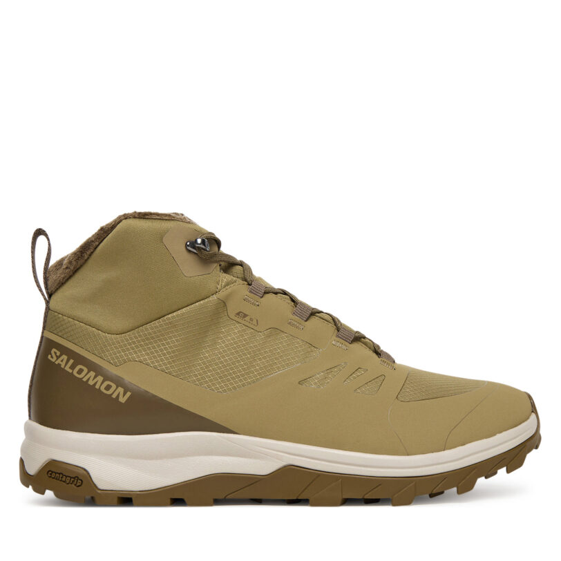 Туристически Salomon Outsnap Waterproof L47854000 Зелен цвят на ниска цена