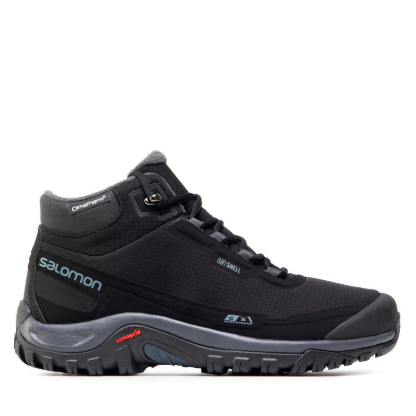 Туристически Salomon Shelter Cs Wp 411104 27 V0 Черен цвят на ниска цена