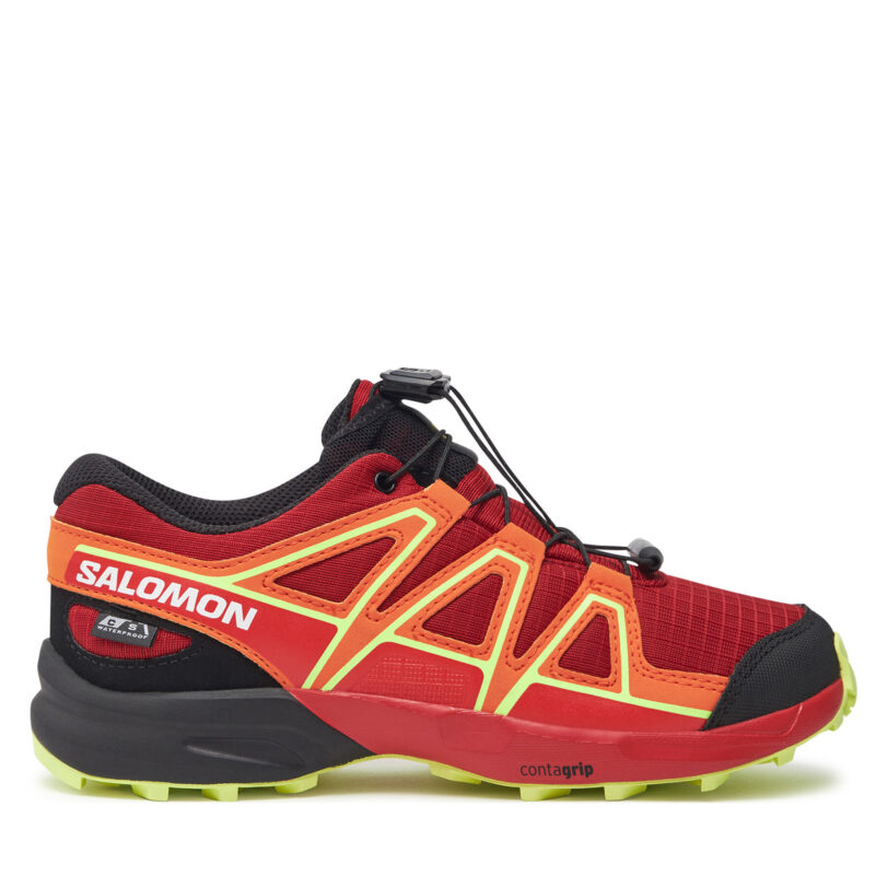 Туристически Salomon Speedcross Waterproof L47565900 Червен цвят на ниска цена
