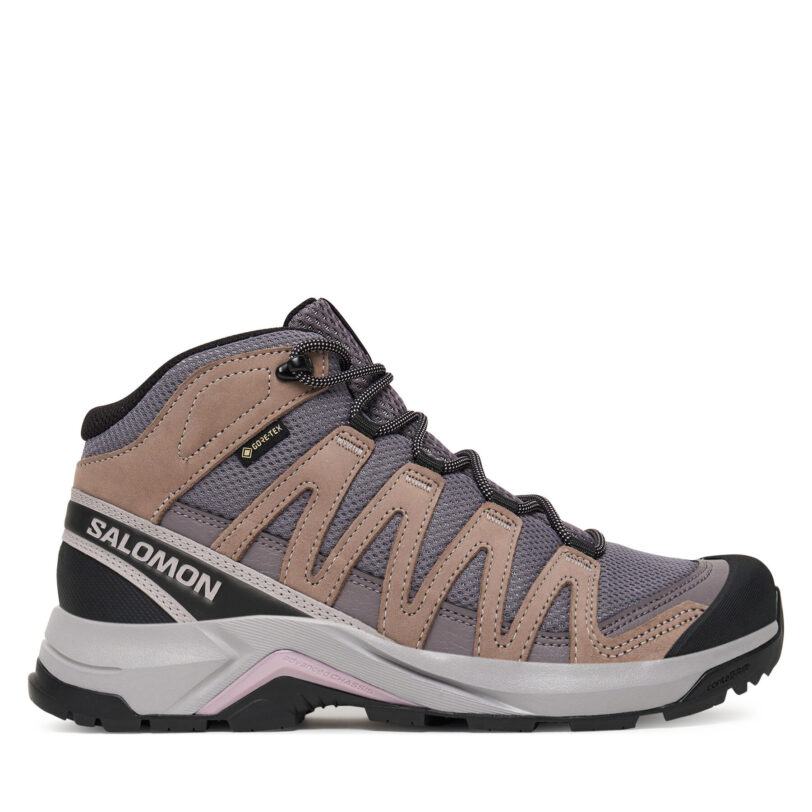 Туристически Salomon X-Adventure Recon Mid Gore-Tex L47753400 Виолетов цвят на ниска цена