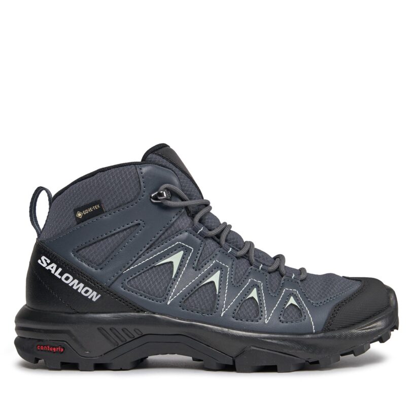 Туристически Salomon X Braze Mid GORE-TEX L47181100 Черен цвят на ниска цена