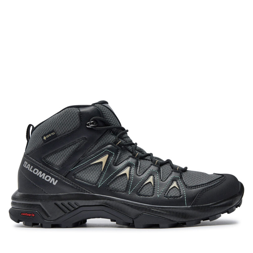 Туристически Salomon X Braze Mid Gore-Tex L47430500 Черен цвят на ниска цена