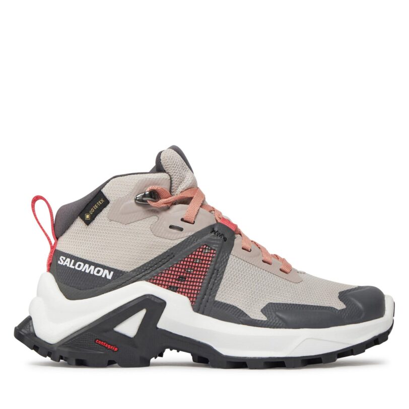Туристически Salomon X Raise Mid GORE-TEX L47071500 Сив цвят на ниска цена