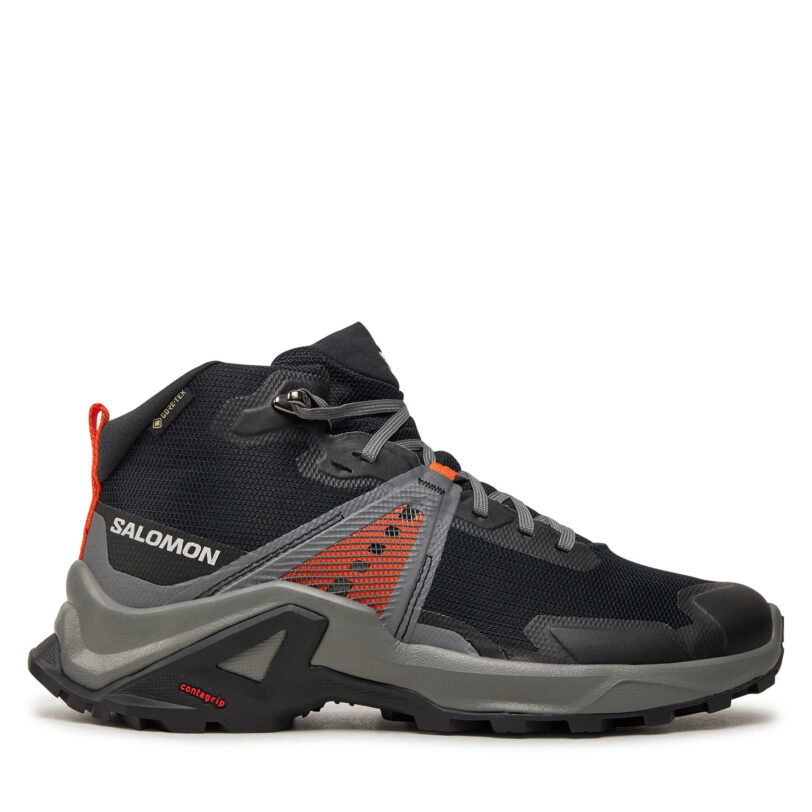 Туристически Salomon X Raise Mid Gore-Tex L47458000 Черен цвят на ниска цена