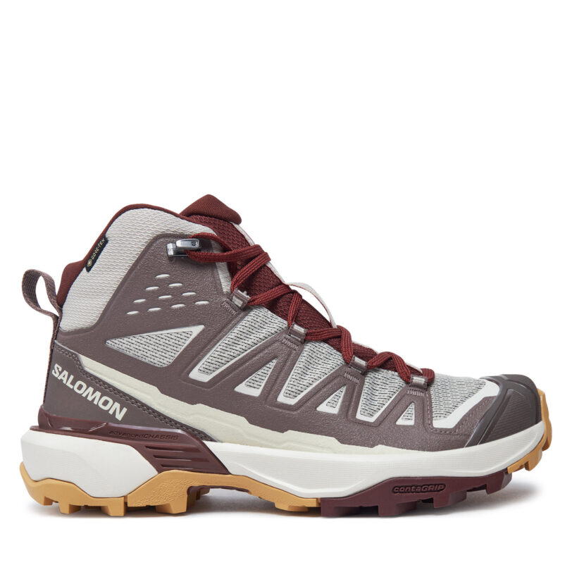 Туристически Salomon X Ultra 360 Edge Mid Gore-Tex L47698600 Кафяв цвят на ниска цена