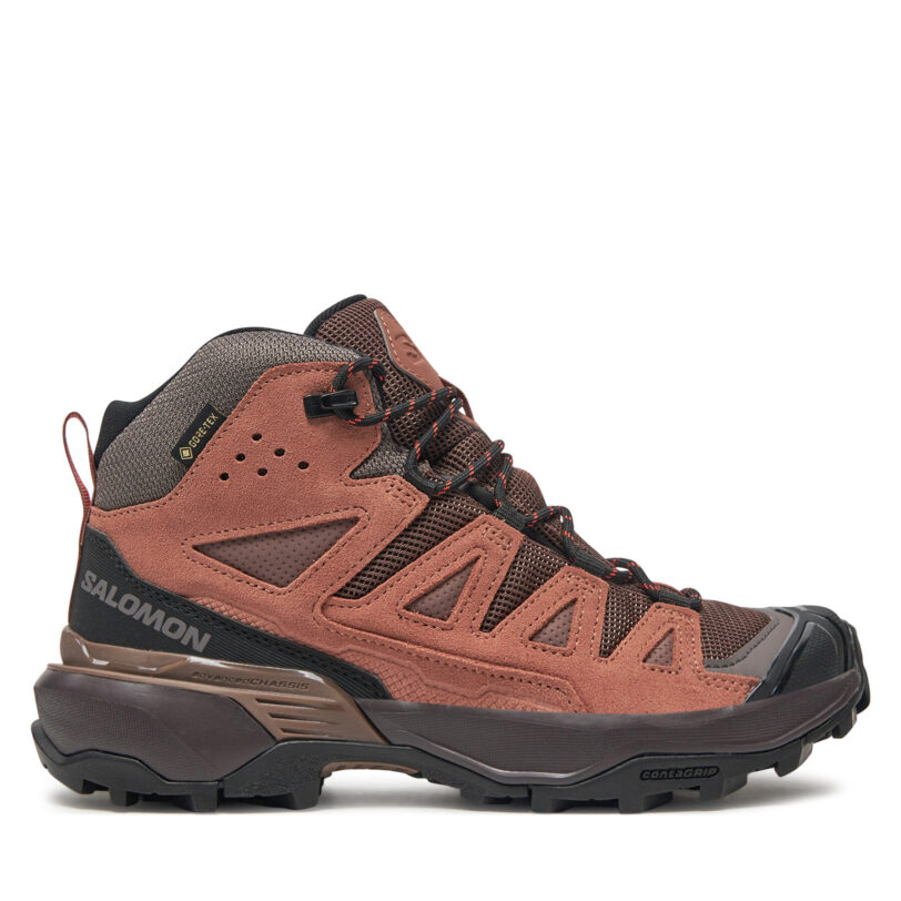 Туристически Salomon X Ultra 360 Leather Mid Gore-Tex L47571000 Кафяв цвят на ниска цена