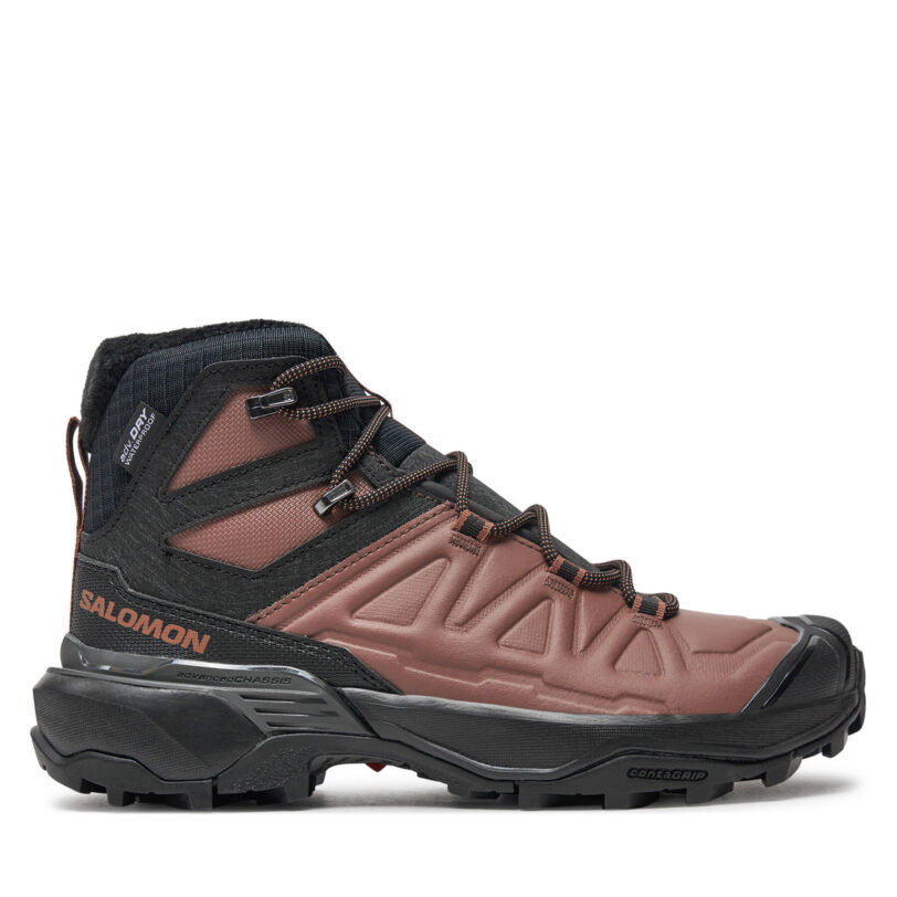 Туристически Salomon X Ultra Snowpilot Waterproof L47585800 Черен цвят на ниска цена