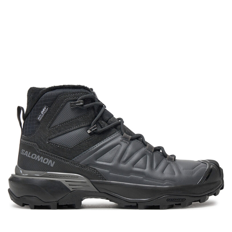 Туристически Salomon X Ultra Snowpilot Waterproof L47585900 Черен цвят на ниска цена