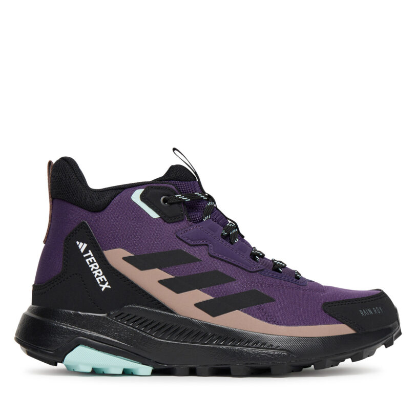 Туристически adidas Terrex Anylander Mid Rain.Rdy JQ9966 Виолетов цвят на ниска цена