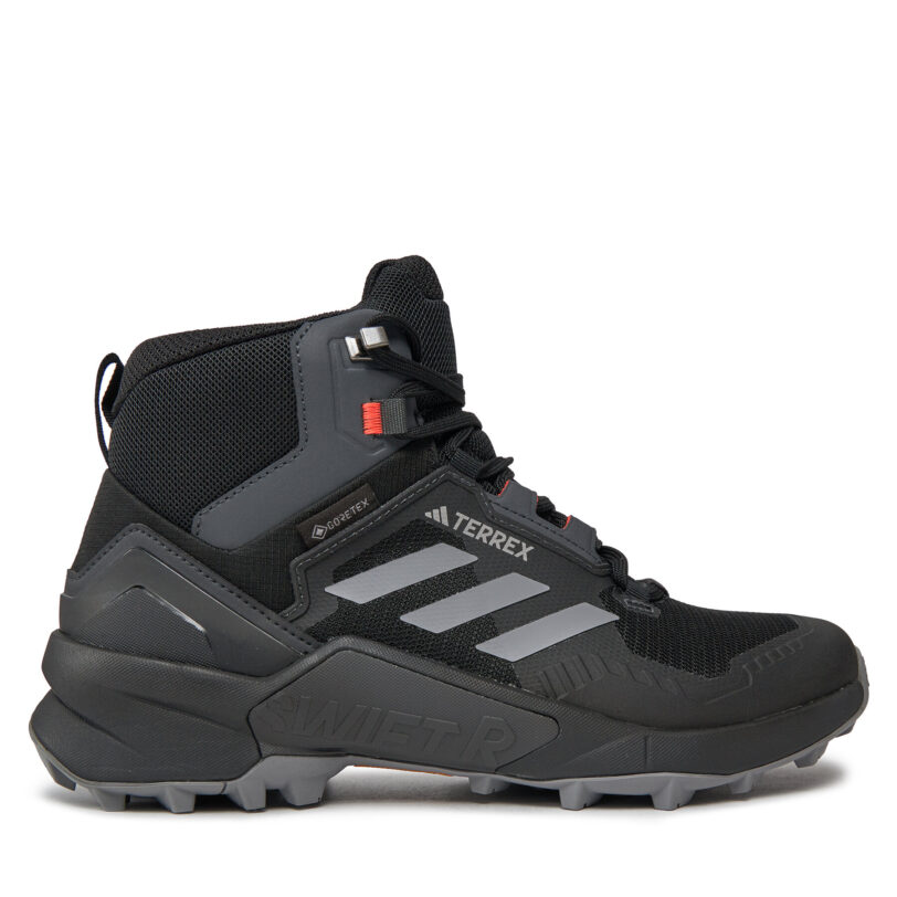Туристически adidas Terrex Swift R3 Mid GORE-TEX Hiking Shoes HR1308 Черен цвят на ниска цена