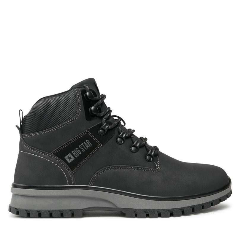 Туристически oбувки Big Star Shoes MM174019 Черен цвят на ниска цена