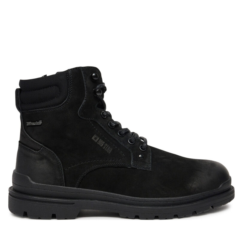 Туристически oбувки Big Star Shoes OO174171 Черен цвят на ниска цена