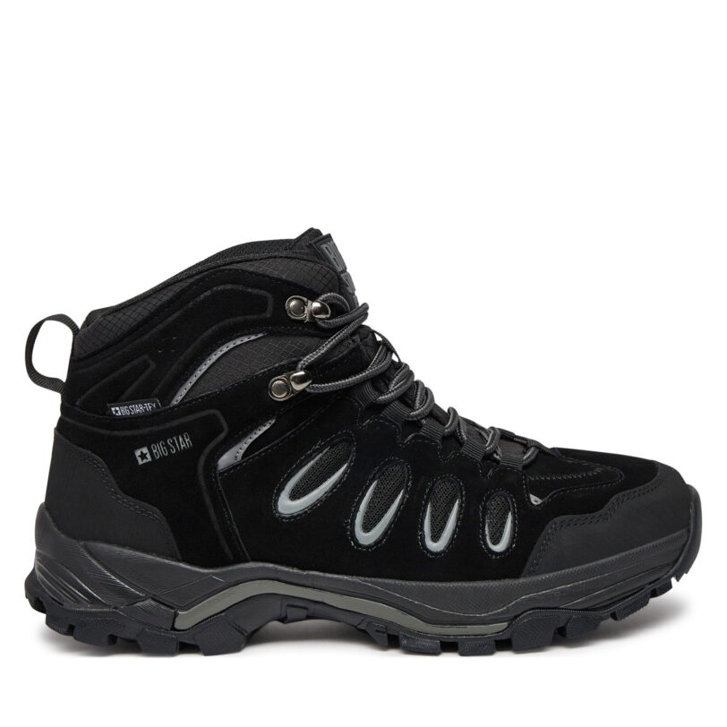 Туристически oбувки Big Star Shoes OO174333 Черен цвят на ниска цена