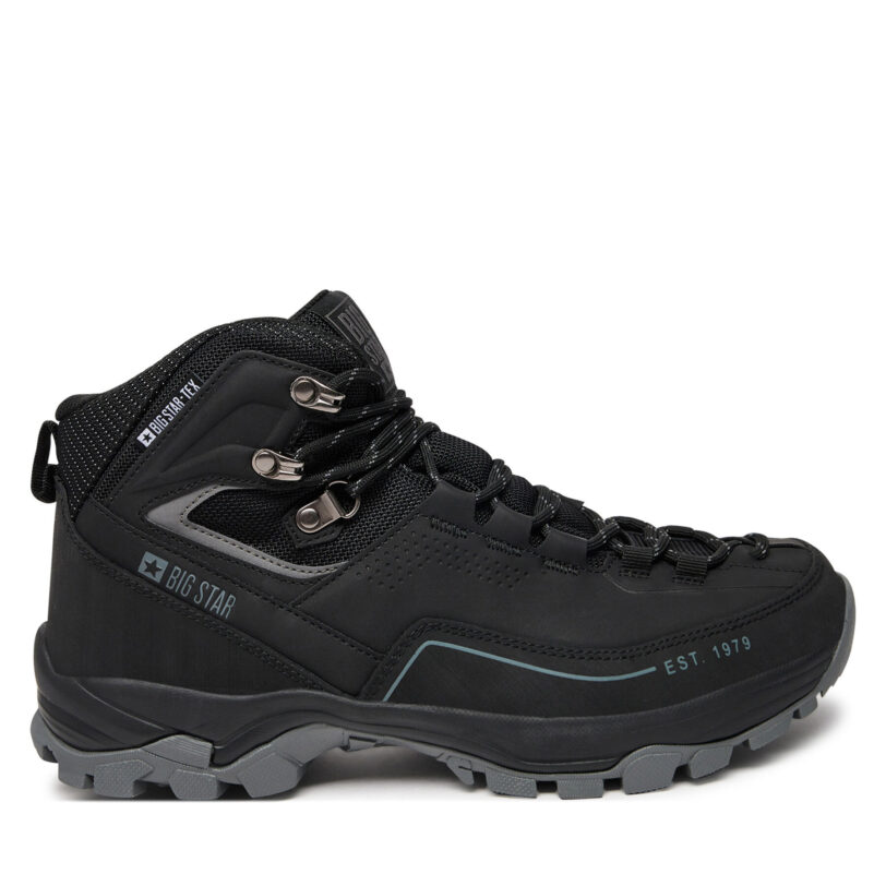 Туристически oбувки Big Star Shoes OO174341 Черен цвят на ниска цена