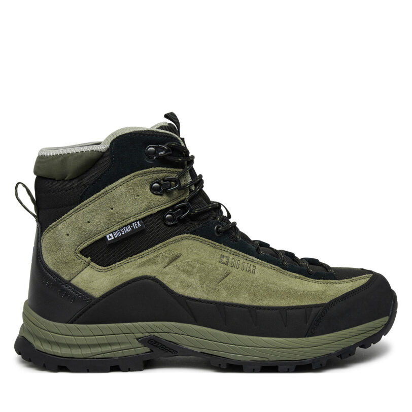 Туристически oбувки Big Star Shoes OO174453 Каки цвят на ниска цена