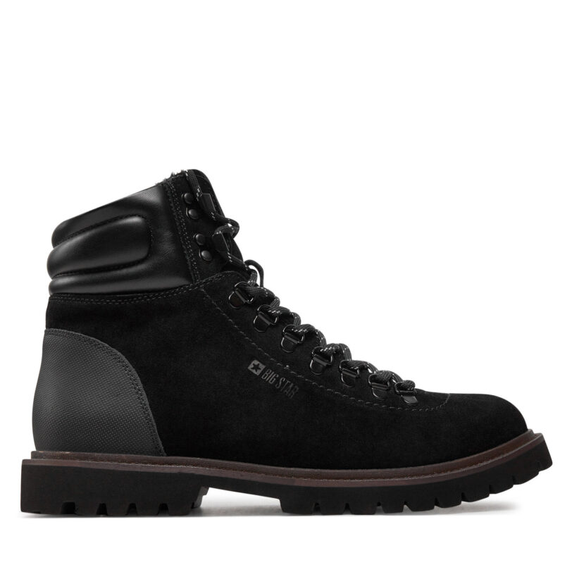 Туристически oбувки Big Star Shoes OO174643 Черен цвят на ниска цена