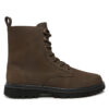 Туристически oбувки Calvin Klein Jeans Eva Boot Mid Laceup Rebellious YM0YM01071 Кафяв цвят на ниска цена
