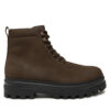 Туристически oбувки Calvin Klein Jeans Lugged Laceup Boot Oxf Hiking Nb YM0YM01076 Кафяв цвят на ниска цена