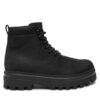 Туристически oбувки Calvin Klein Jeans Lugged Laceup Boot Oxf Hiking Nb YM0YM01076 Черен цвят на ниска цена