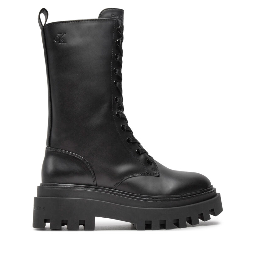 Туристически oбувки Calvin Klein YW0YW01544 Черен цвят на ниска цена