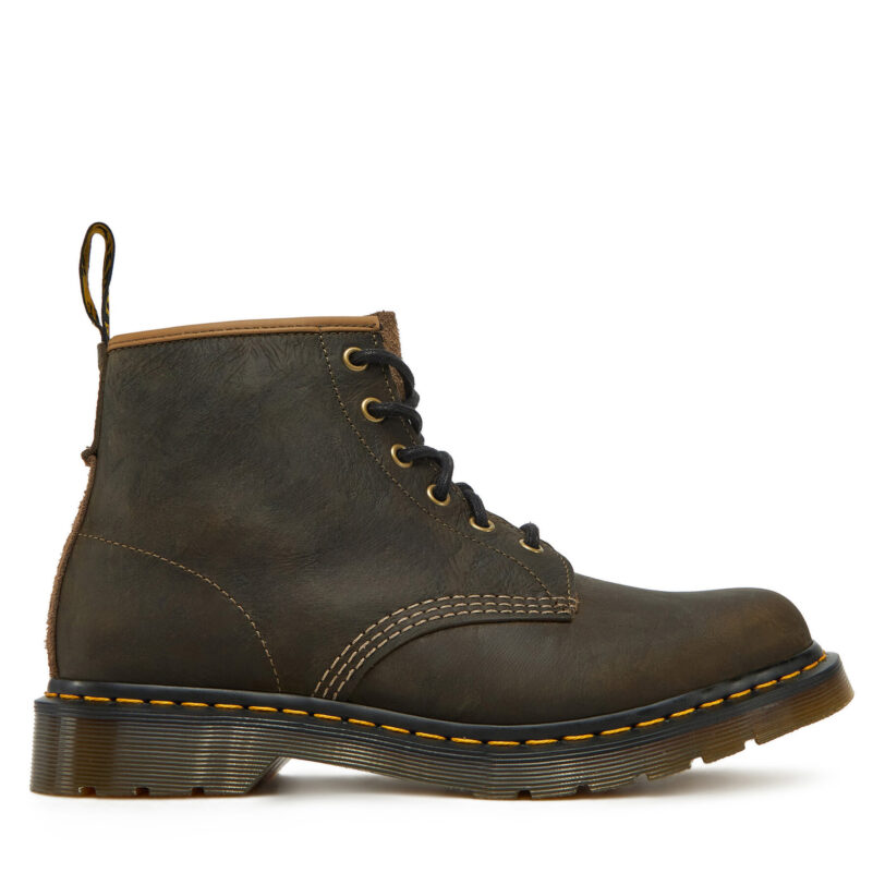Туристически oбувки Dr. Martens Long Napped Suede31872777 Каки цвят на ниска цена