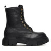 Туристически oбувки Elisabetta Franchi Lace-Up Bootie F4A5-E0411-1251 S Черен цвят на ниска цена