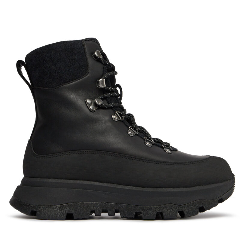 Туристически oбувки FitFlop Neo D-Hyker GP3-090 Черен цвят на ниска цена