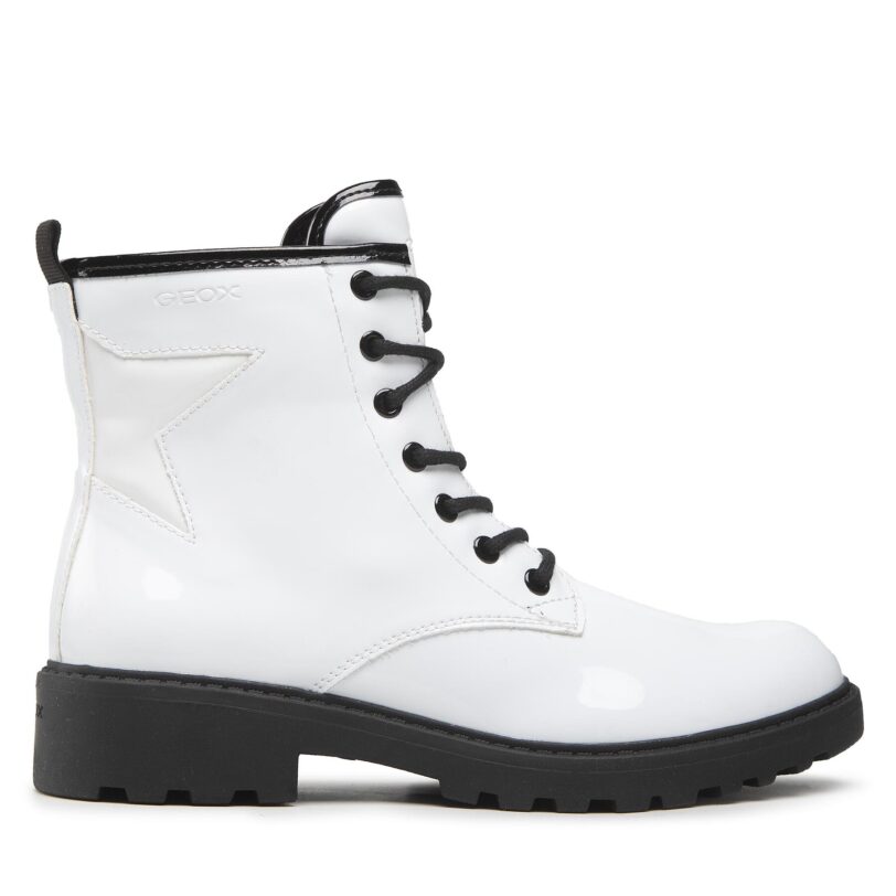 Туристически oбувки Geox J Casey G. G J9420G 000HH C0404 D Бял цвят на ниска цена