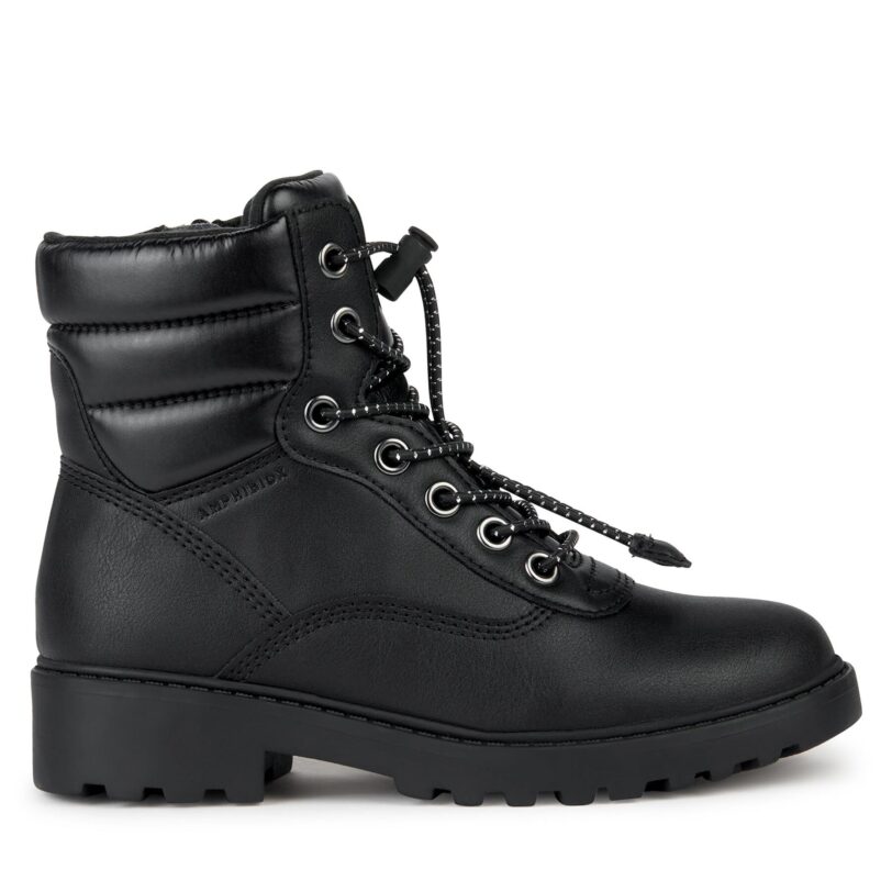 Туристически oбувки Geox J Casey Girl B Abx J367ZB 0BCLV C9999 D Черен цвят на ниска цена