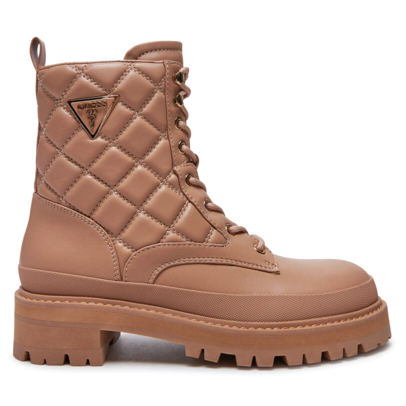 Туристически oбувки Guess Badae2 FLFBD2 ELE10 Бежов цвят на ниска цена