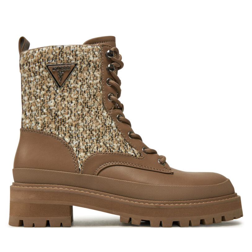 Туристически oбувки Guess Badany FLFBDN ELE10 Бежов цвят на ниска цена
