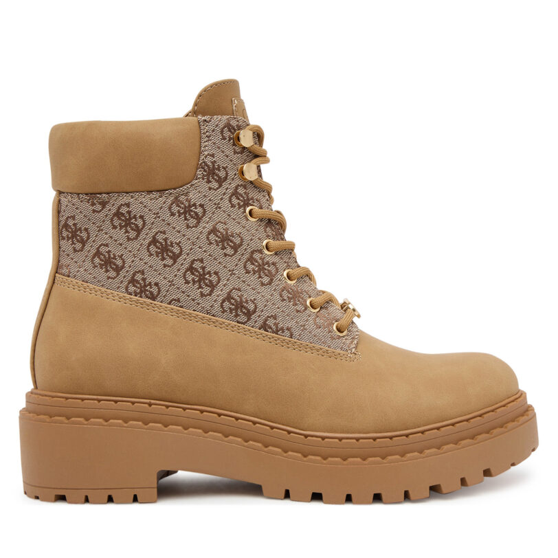 Туристически oбувки Guess FLTLEA FAL10 Кафяв цвят на ниска цена