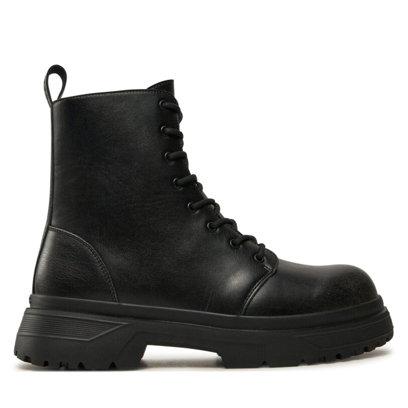 Туристически oбувки Guess Palermo Boot FMFPAL ELE11 Черен цвят на ниска цена