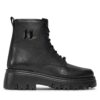 Туристически oбувки KARL LAGERFELD KL15350 Черен цвят на ниска цена