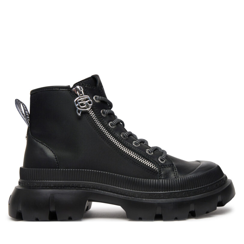 Туристически oбувки KARL LAGERFELD KL43536 Черен цвят на ниска цена