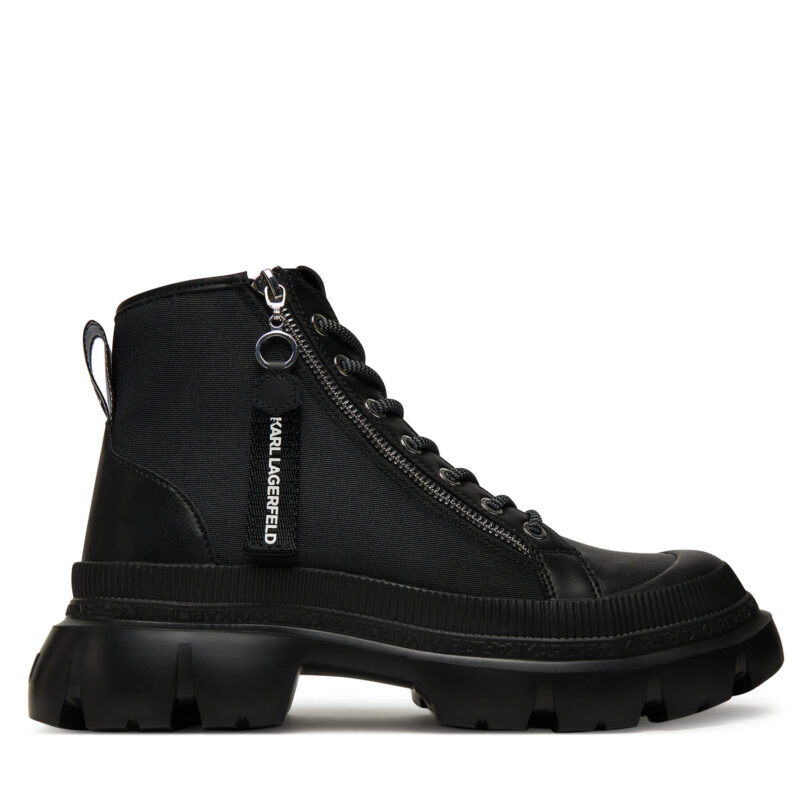 Туристически oбувки KARL LAGERFELD KL43543 Черен цвят на ниска цена