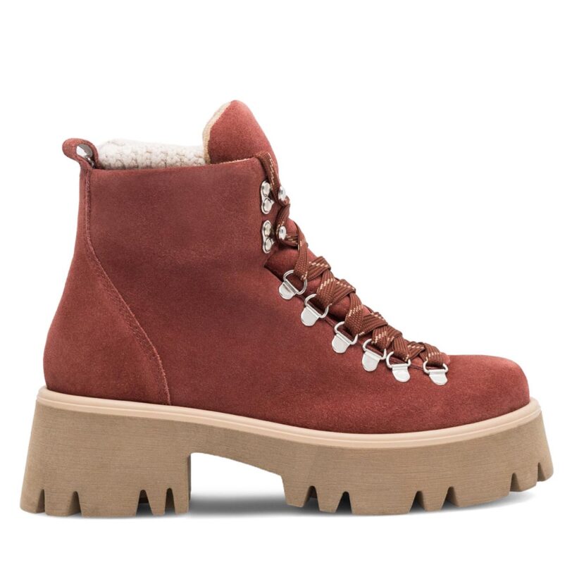 Туристически oбувки Lasocki RST-HOBBY-02 Бордо цвят на ниска цена
