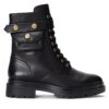 Туристически oбувки Lauren Ralph Lauren 802916475001 Черен цвят на ниска цена