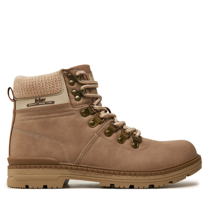 Туристически oбувки Lee Cooper LCJ-24-03-3042LA Бежов цвят на ниска цена