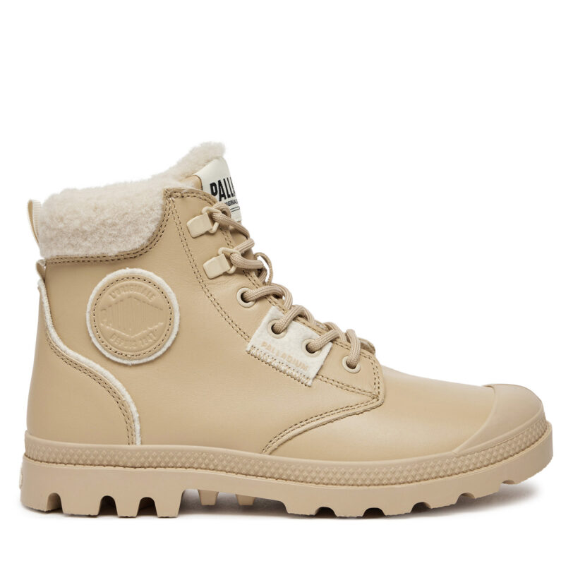 Туристически oбувки Palladium 94380-235-M Бежов цвят на ниска цена