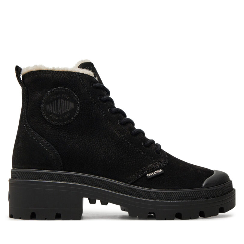 Туристически oбувки Palladium 98867-008-M Черен цвят на ниска цена