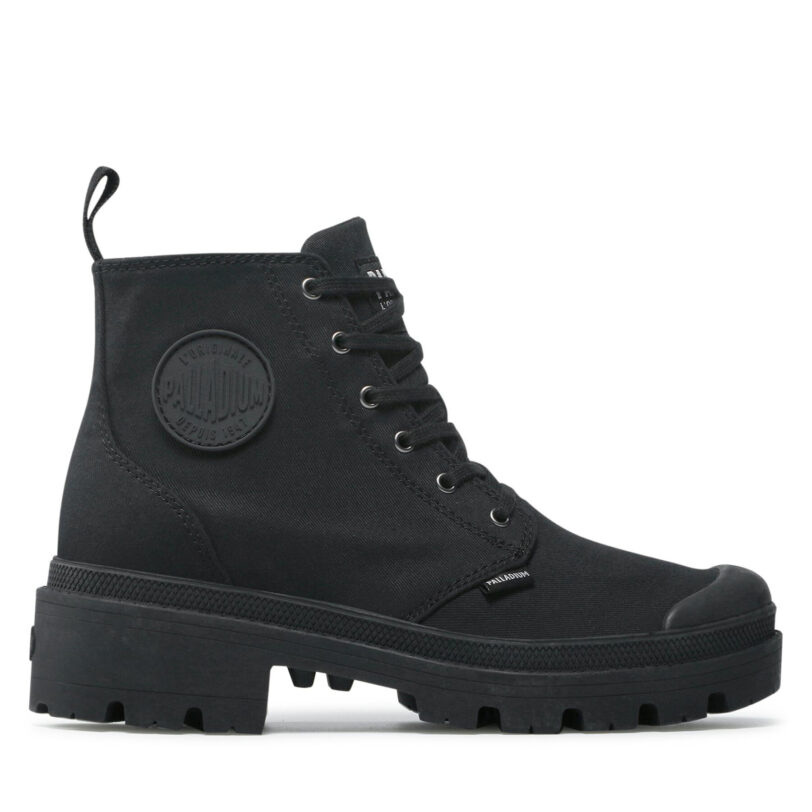 Туристически oбувки Palladium Pallabase Twill 96907-008-M Черен цвят на ниска цена