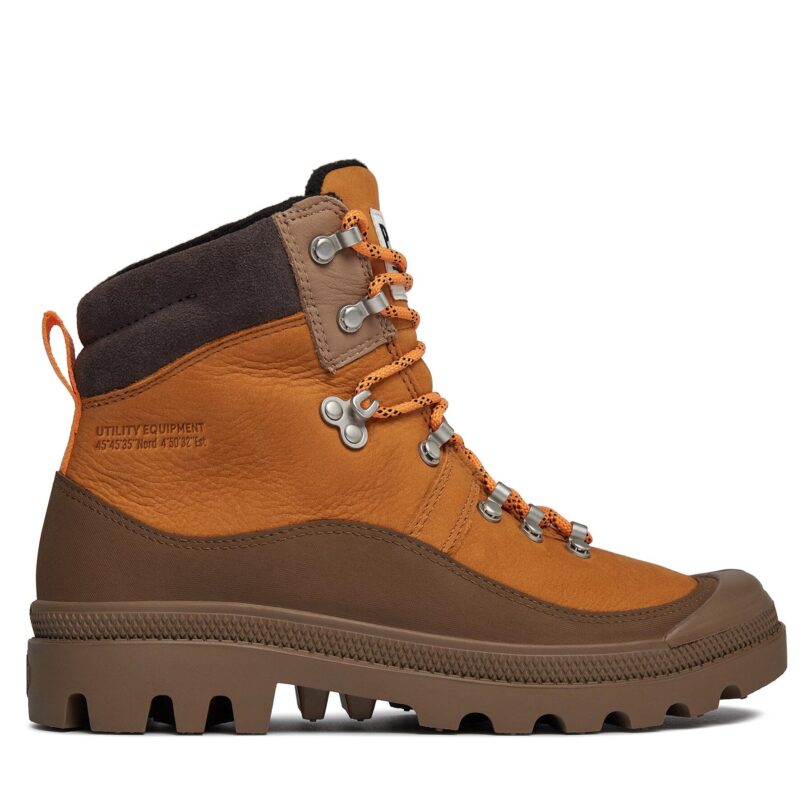 Туристически oбувки Palladium Pallabrousse Hkr Wp+ 98840-203-M Кафяв цвят на ниска цена