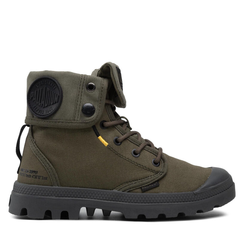 Туристически oбувки Palladium Pampa Baggy Supply 77964-325-M Каки цвят на ниска цена